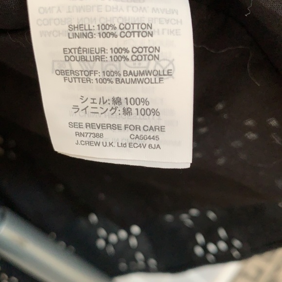 J Crew Black Cotton Eyelet Button Midi Dress Sz 10 - Picture 13 of 15